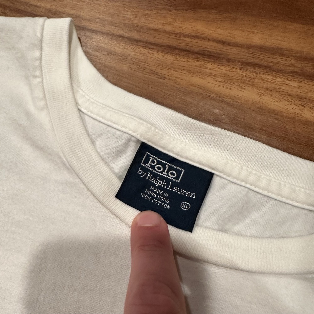 Polo Ralph Lauren Shirt Mens XL White Crab Graphic Tee Beach Ocean Nautical - Picture 3 of 6